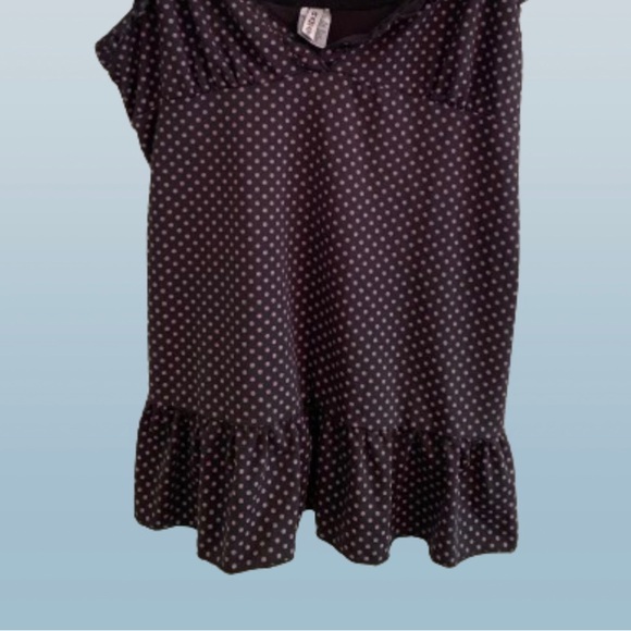 SOLD y2K purple polka cami with bows - Picture 4 of 5